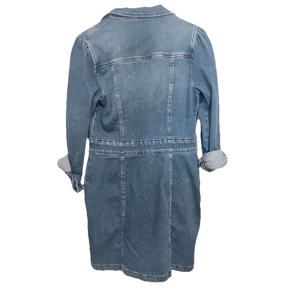KUT‎ From The Cloth Denim Long Sleeve Dress Size Medium - Picture 2 of 2